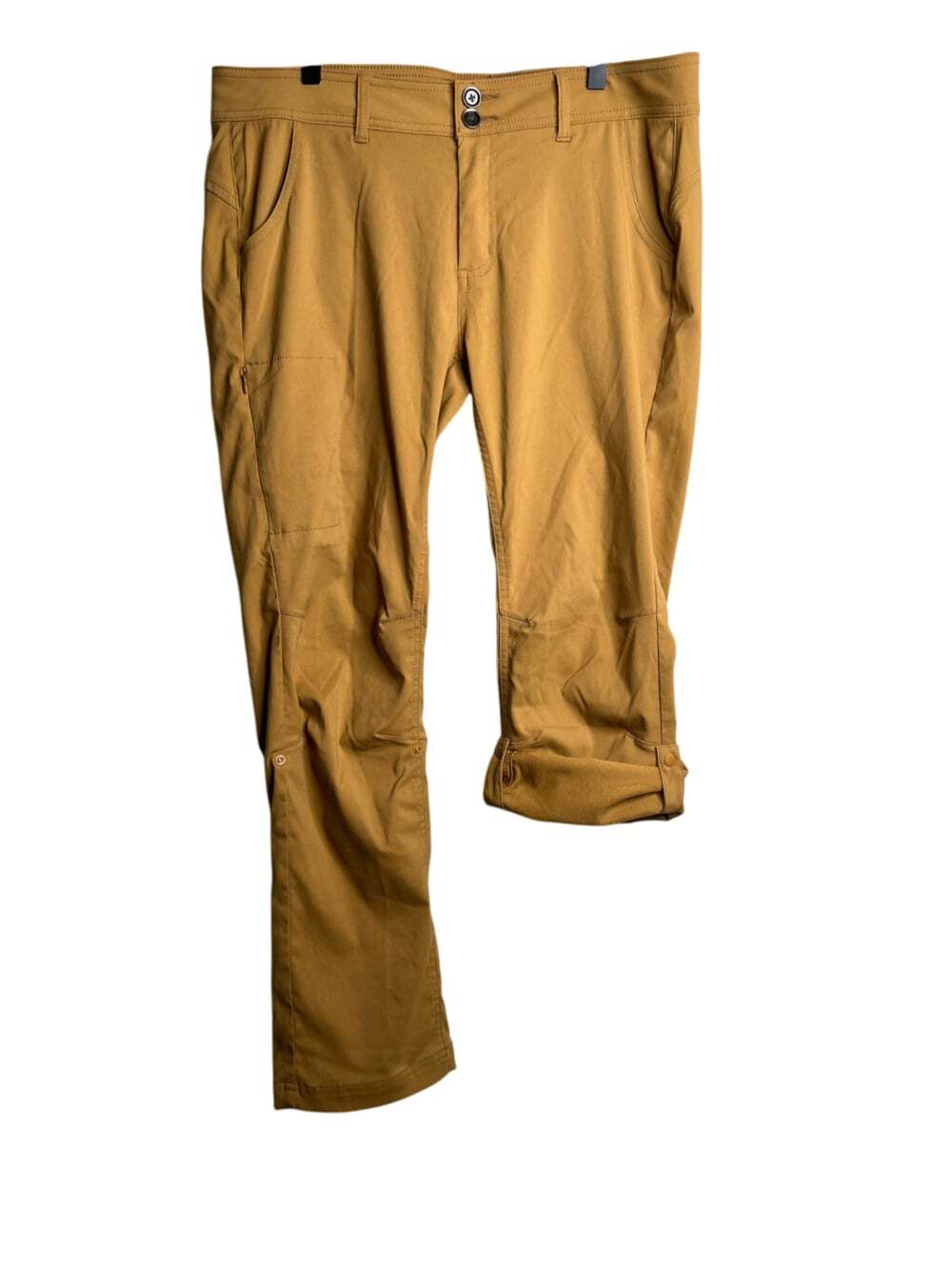 Prana Womens Halle Straight Leg Pant 14 Regular Earthbound Mustard Brown Hiking - Picture 6 of 10
